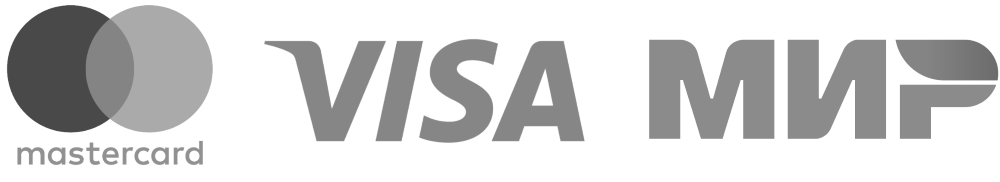 Visa • Mastercard • МИР